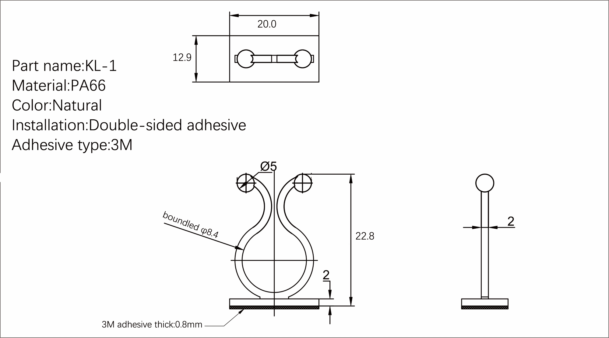 Twisted Fixed Seat KL-1